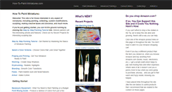 Desktop Screenshot of how-to-paint-miniatures.com